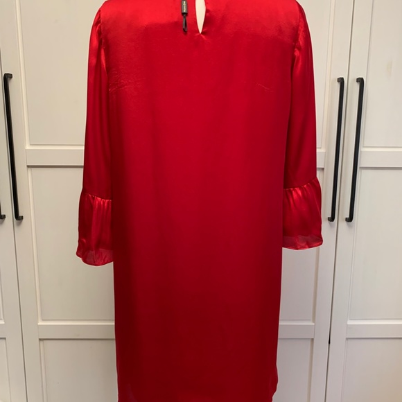 Massimo Duti Red Dress Size 10 - Picture 2 of 16